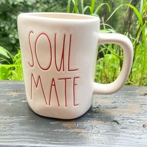RAE DUNN Soul Mate Cream Mug